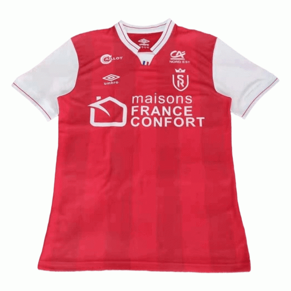 Stade Reims Soccer Jersey Home Replica 2021/22